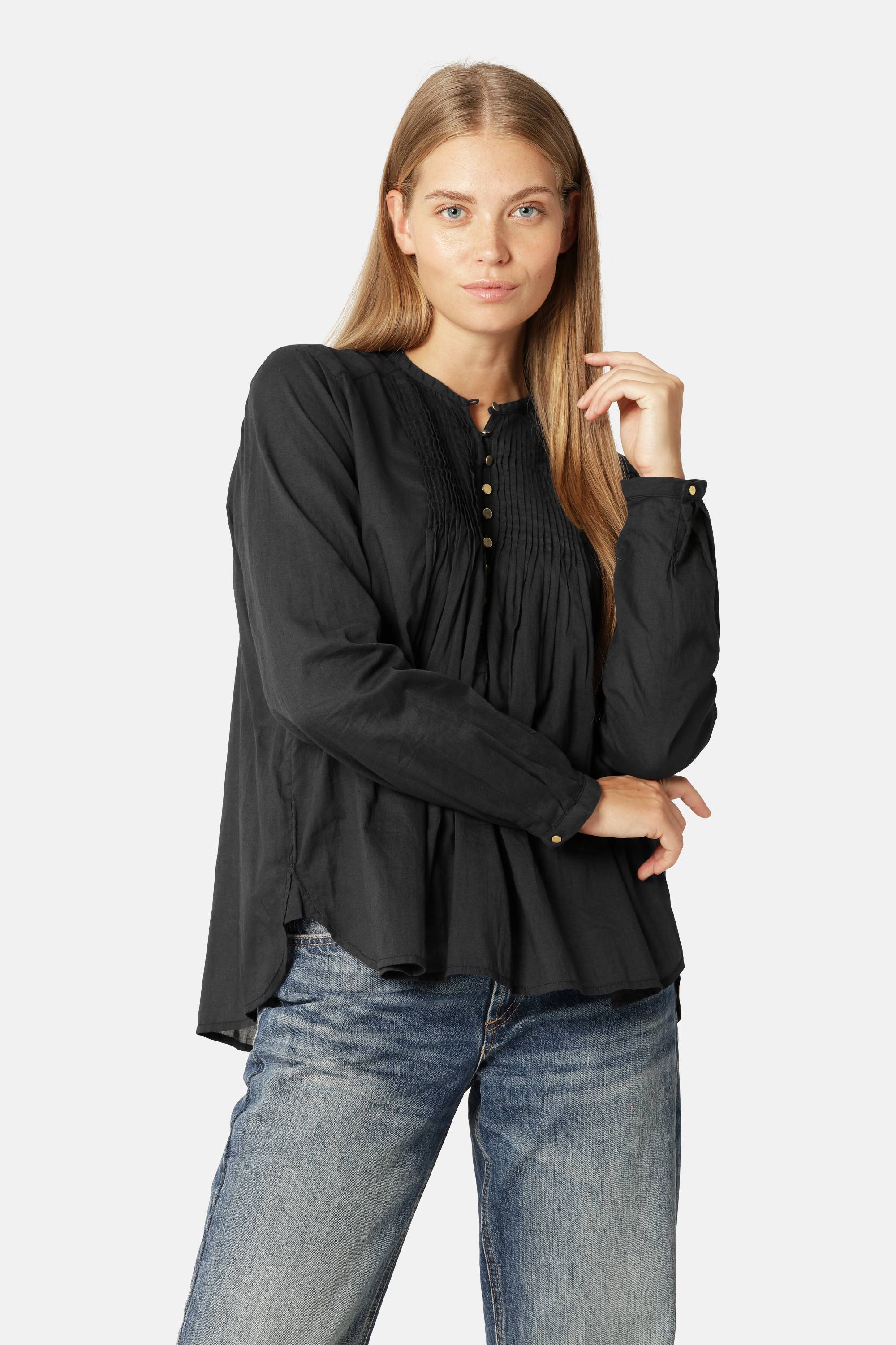 Long Sleeved Shirt - Dark Indigo